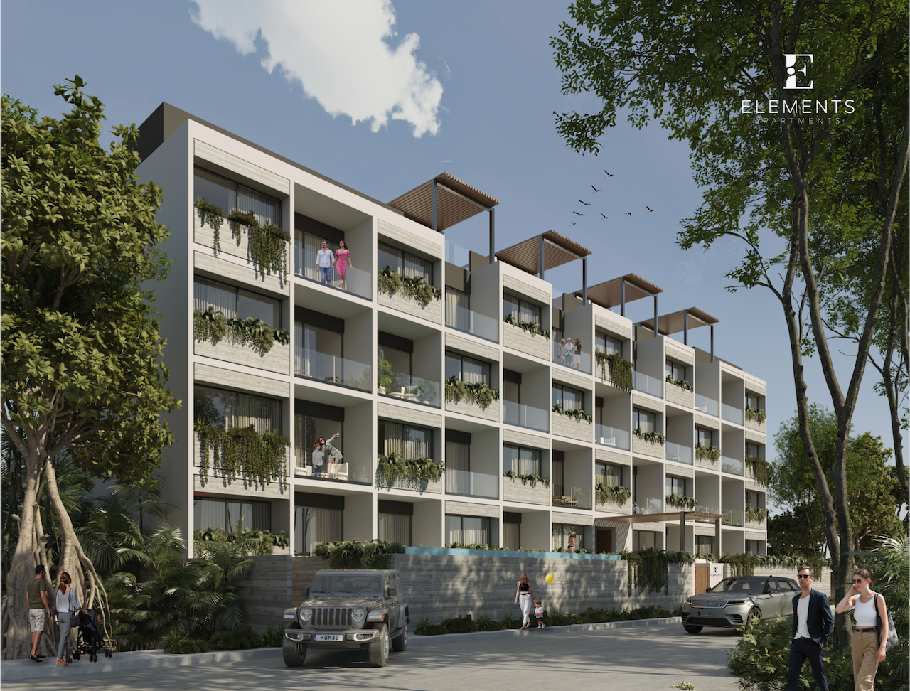 Departamentos en venta en Elements Residencial Arbolada Cancún