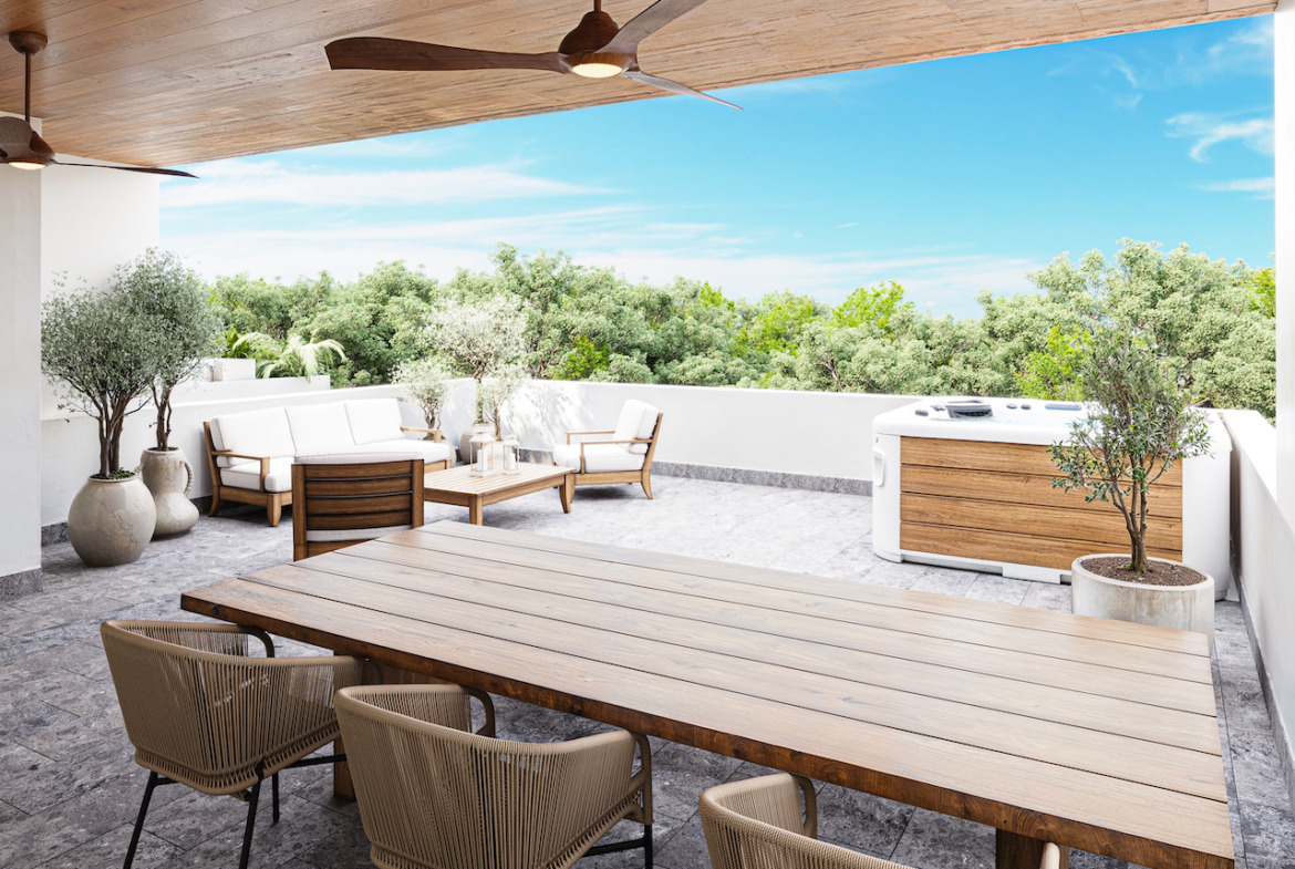 Villas de lujo frente al mar en venta en Playa Paraíso Riviera Maya