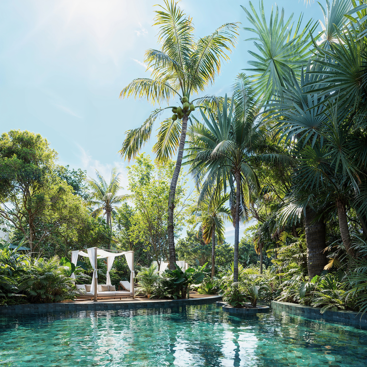 Villas de lujo frente al mar en venta en Playa Paraíso Riviera Maya