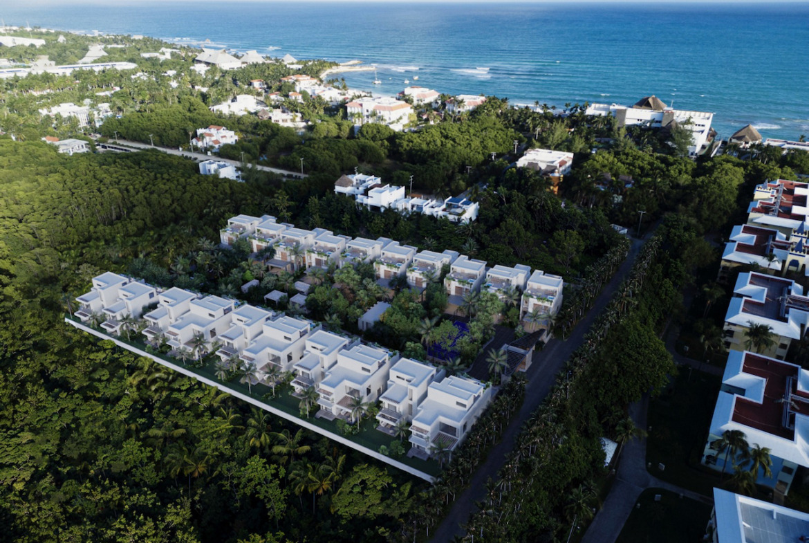 Villas de lujo frente al mar en venta en Playa Paraíso Riviera Maya