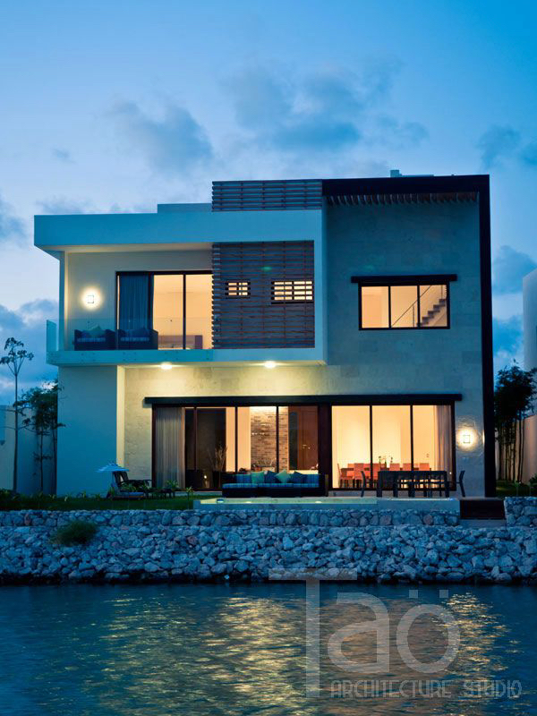 Casa de Lujo Frente al Canal Puerto Cancún