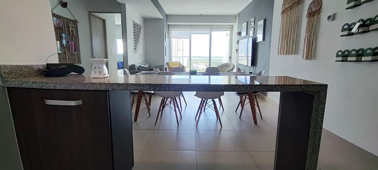 departamento amueblado en renta Cancún Torre Buenos Aires