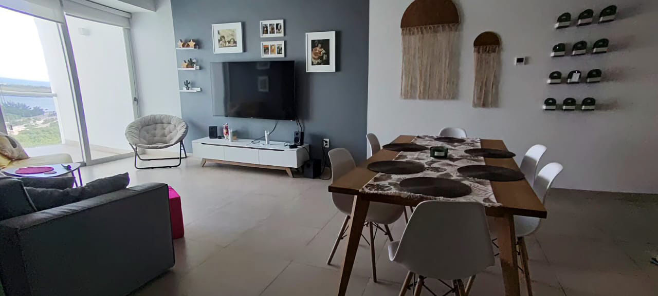 departamento amueblado en renta Cancún Torre Buenos Aires