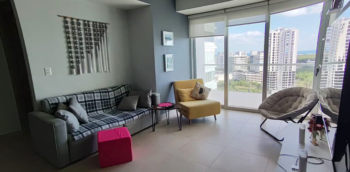 departamento amueblado en renta Cancún Torre Buenos Aires