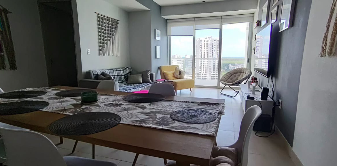 departamento amueblado en renta Cancún Torre Buenos Aires