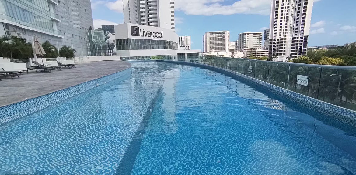 departamento amueblado en renta Cancún Torre Buenos Aires
