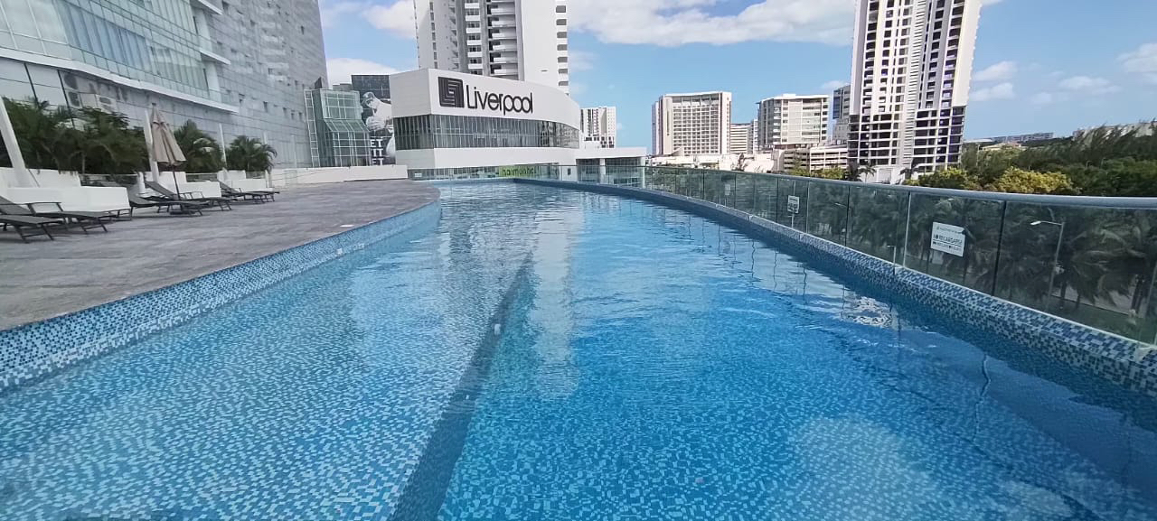 departamento amueblado en renta Cancún Torre Buenos Aires