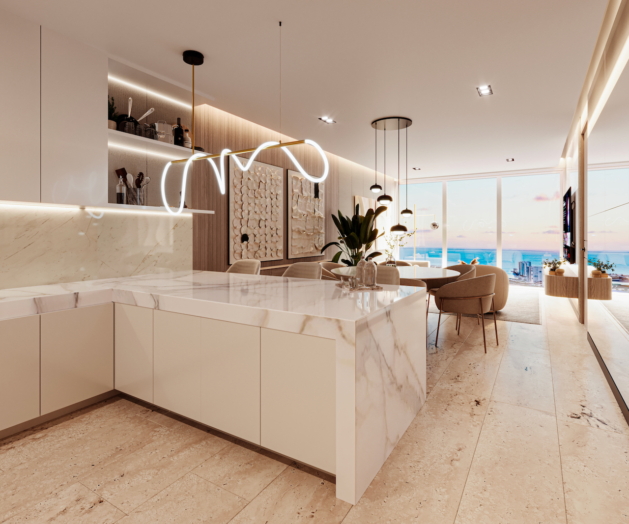 departamentos Puerto Cancún lujo