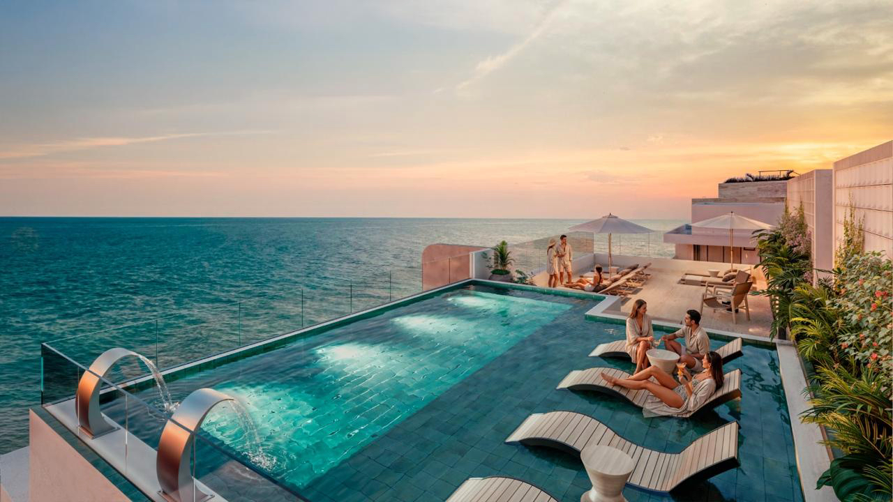 Departamentos Puerto Morelos frente mar