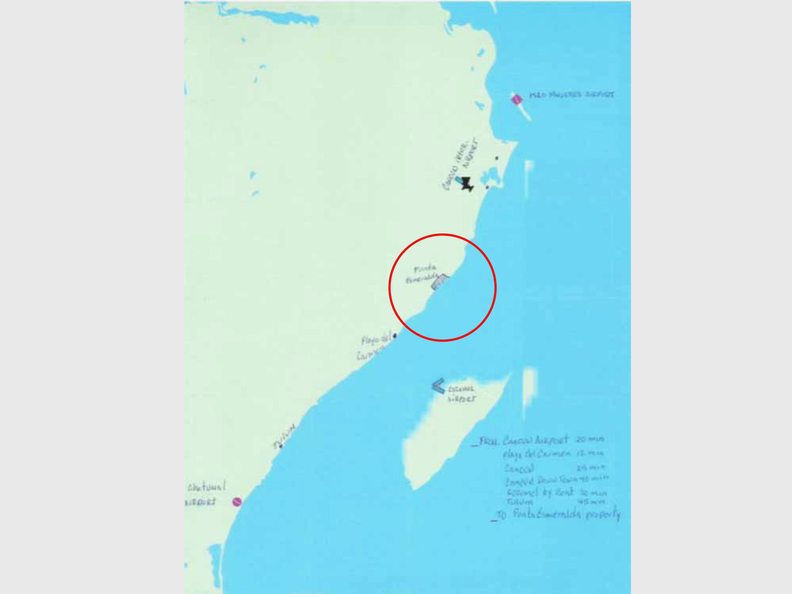 Terreno hotelero Riviera Maya