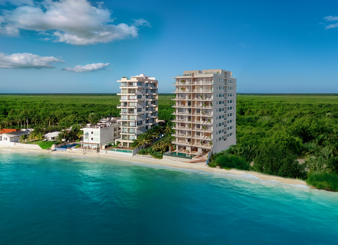 Departamentos Puerto Morelos frente mar