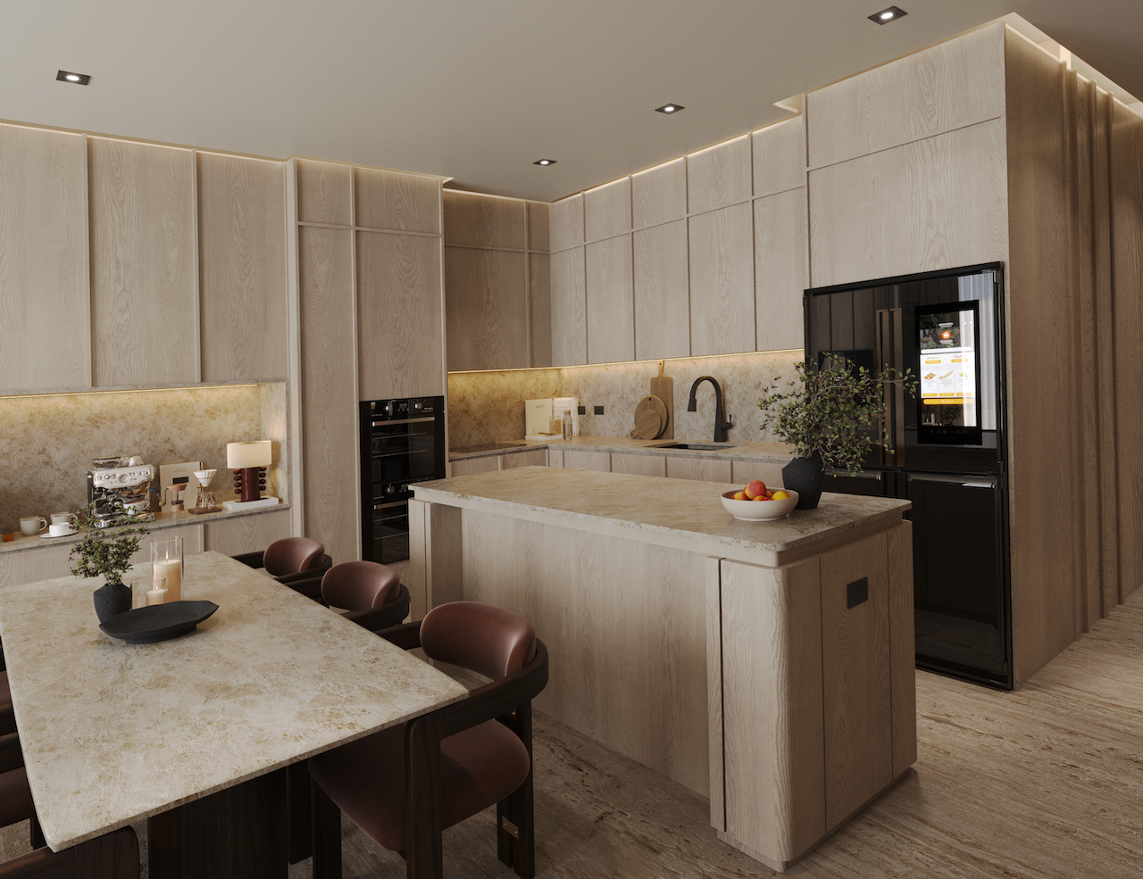 Cocina moderna de residencia en Cielo by Casan Cancún