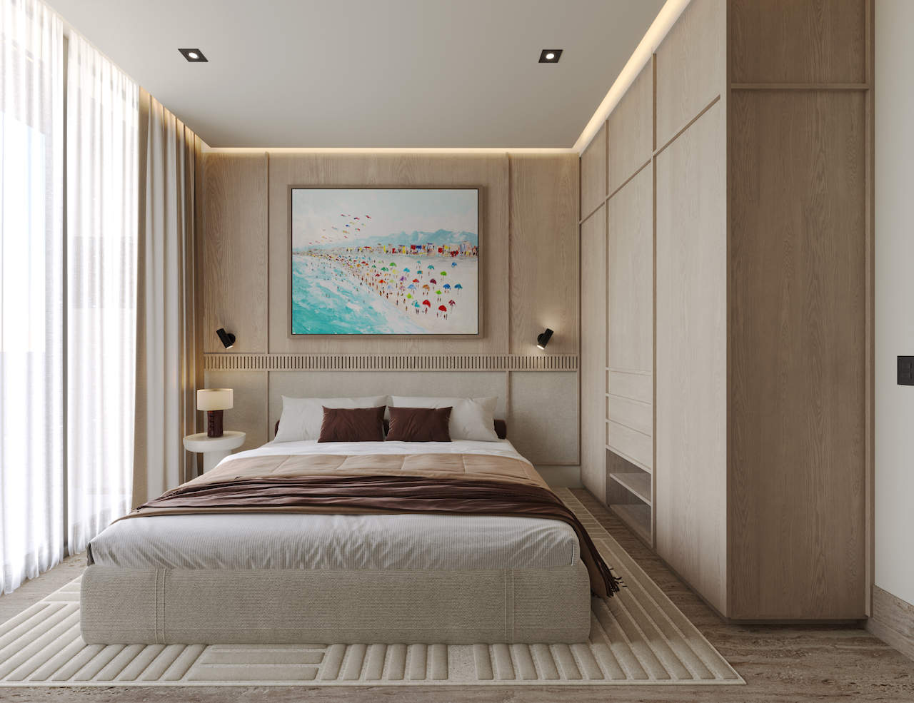 Recamara principal de residencia en Cielo by Casan Cancún