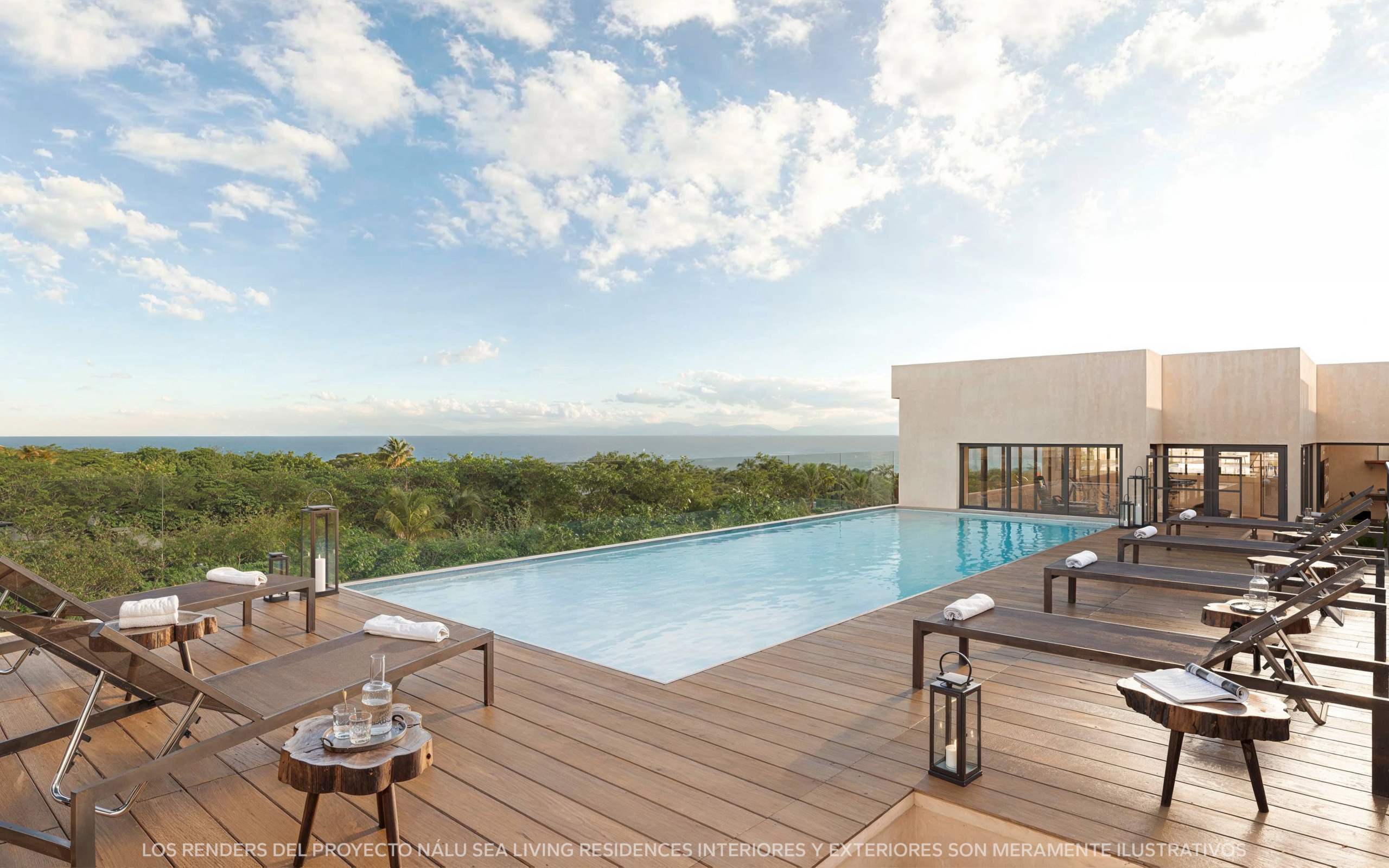Nalu Sea Living Residences Puerto Morelos Infinity pool