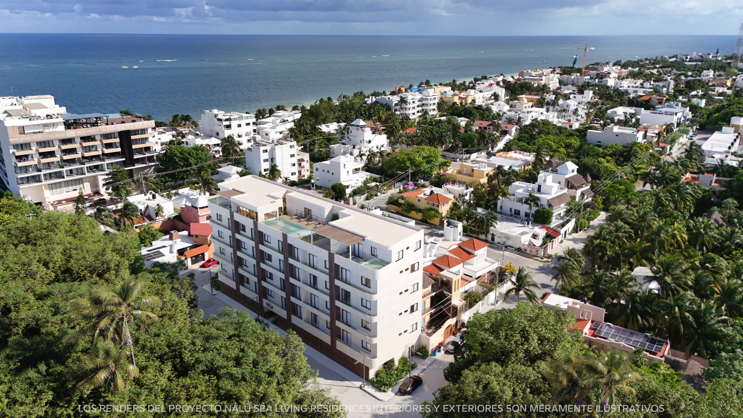 Nalu Sea Living Residences Puerto Morelos Vista