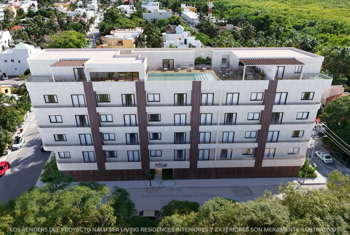 Nalu Sea Living Residences Puerto Morelos Fachada