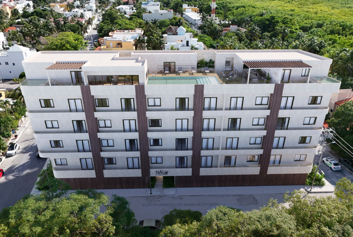 Nalu Sea Living Residences Puerto Morelos Fachada