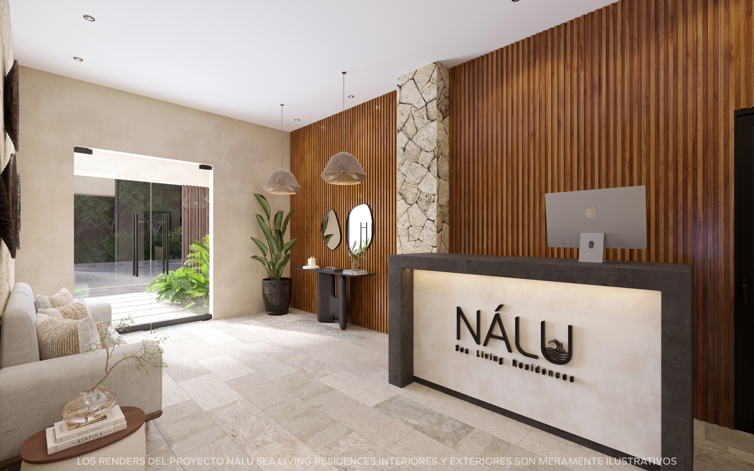 Nalu Sea Living Residences Puerto Morelos Lobby