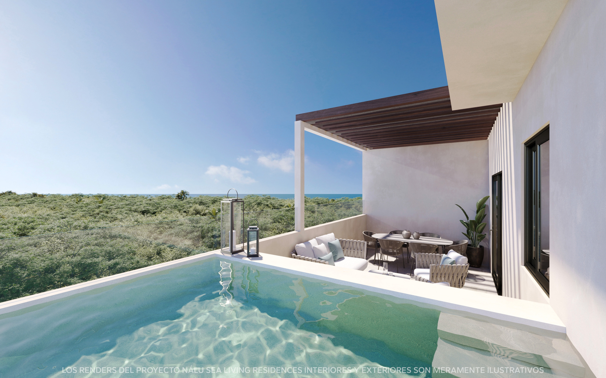 Nalu Sea Living Residences Puerto Morelos Rooftop